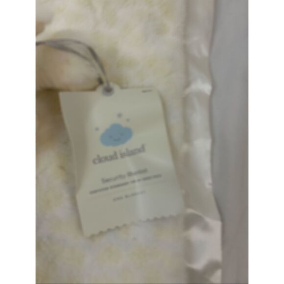Island cloud plush giraffe blanket white animal new 14"x14" replacement lovey - Picture 3 of 7